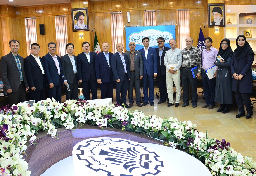 بازدید هیئت آکادمی علوم چین ازدانشگاه صنعتی اصفهان
